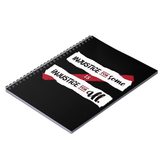 Onrecht notebook notitieboek (Linkerzijde)