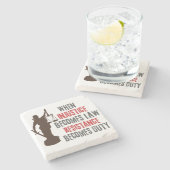 Onrecht wordt protest tegen verzet stenen onderzetter (Zijkant)