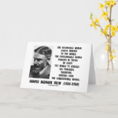 Onredelijk Woman Progress G.B. Shaw Citaat Kaart (Gele Bloem)