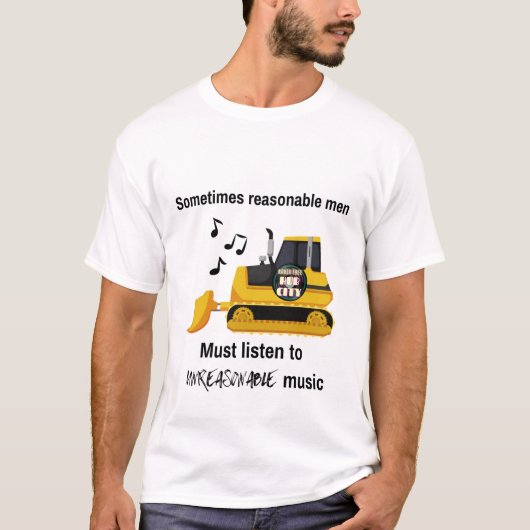 Onredelijke muziek T-Shirt (Voorkant)