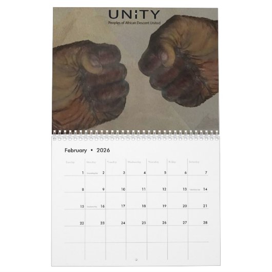 Onregelmatig creatieve uitzichten van Amerika 2 Kalender (Feb 2026)