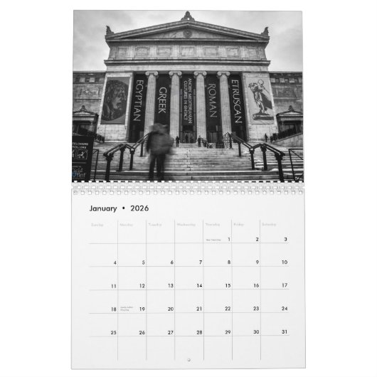 Onregelmatig creatieve uitzichten van Amerika 2 Kalender (Jan 2026)