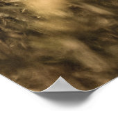 onregelmatig droog plant op het strand op de rotse poster (Hoek)