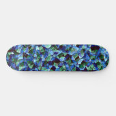Onregelmatig en ongeorganiseerd mozaïekblauw persoonlijk skateboard (Horizontaal)