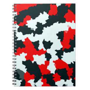 Onregelmatig Geometrisch Abstract Mozaïek Camoufla Notitieboek