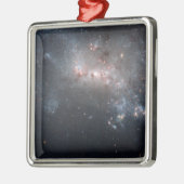 Onregelmatig sterrenstelsel in de Magellanische dw Metalen Ornament (Links)