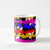 Onregelmatig Urban Abstract Fractal Pattern Design Koffiemok (Voorkant rechts)