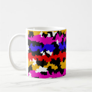 Onregelmatig Urban Abstract Fractal Pattern Design Koffiemok