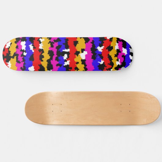 Onregelmatig Urban Abstract Fractal Pattern Design Persoonlijk Skateboard (Horizontaal)