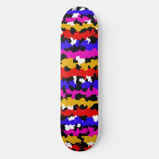 Onregelmatig Urban Abstract Fractal Pattern Design Persoonlijk Skateboard (Voorkant)