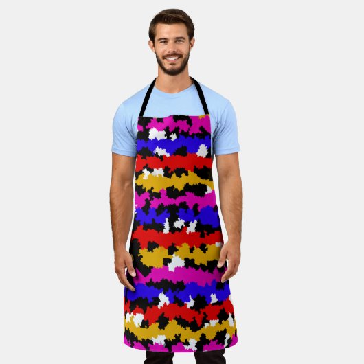 Onregelmatig Urban Abstract Fractal Pattern Design Schort (Gedragen)