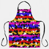 Onregelmatig Urban Abstract Fractal Pattern Design Schort (Voorkant)