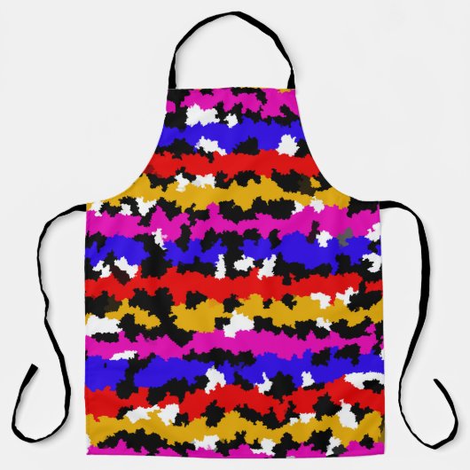 Onregelmatig Urban Abstract Fractal Pattern Design Schort (Voorkant)