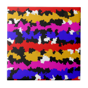 Onregelmatig Urban Abstract Fractal Pattern Design Tegeltje