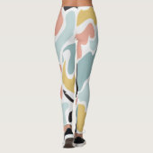 Onregelmatig vormontwerp leggings (Achterkant)