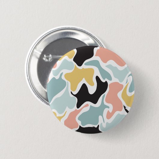 Onregelmatig vormontwerp ronde button 5,7 cm (Voorkant /achterkant)