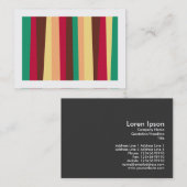 Onregelmatige aantekening 02 (Grenzen) Visitekaartje (Voorkant / Achterkant)