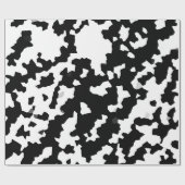 Onregelmatige Abstracte Mozaïek Zwart-wit Camo Cadeaupapier (Vlak)