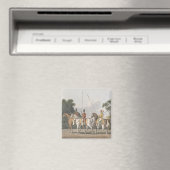 Onregelmatige Cavalerie, Bengaals Leger 1817, bord Magneet (Insitu (Vaatwasser))