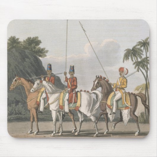 Onregelmatige Cavalerie, Bengaals Leger 1817, bord Muismat (Voorkant)