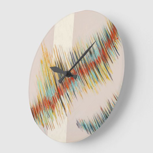 Onregelmatige Curven Abstracte Schilderkunst Grote Klok (Hoek)