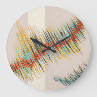 Onregelmatige Curven Abstracte Schilderkunst Grote Klok