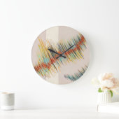 Onregelmatige Curven Abstracte Schilderkunst Grote Klok (Huis)