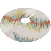 Onregelmatige Curven Abstracte Schilderkunst Kerstboom Rok (Gekanteld)