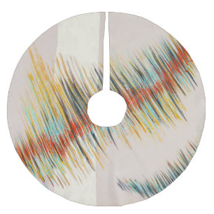 Onregelmatige Curven Abstracte Schilderkunst Kerstboom Rok