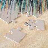Onregelmatige Curven Abstracte Schilderkunst Legpuzzel (Zijkant)
