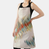 Onregelmatige Curven Abstracte Schilderkunst Schort (Insitu)