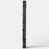 Onregelmatige donkerrode bruine mozaïekrotting op Case-Mate iPhone case (Achterkant / Links)