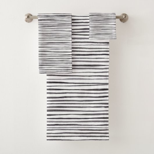 Onregelmatige, door de hand getrokken Waterverf Mo Bad Handdoek (Insitu)