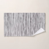 Onregelmatige, door de hand getrokken Waterverf Mo Bad Handdoek (Handdoek)