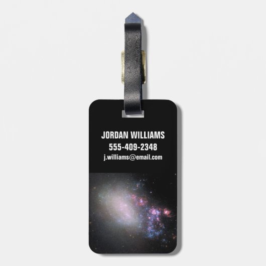 Onregelmatige Galaxy NGC 4485 Bagagelabel (Achterkant verticaal)