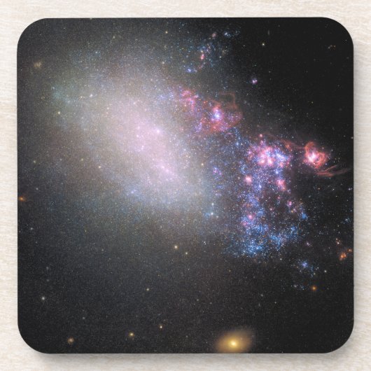 Onregelmatige Galaxy NGC 4485 Bier Onderzetter (Voorkant)