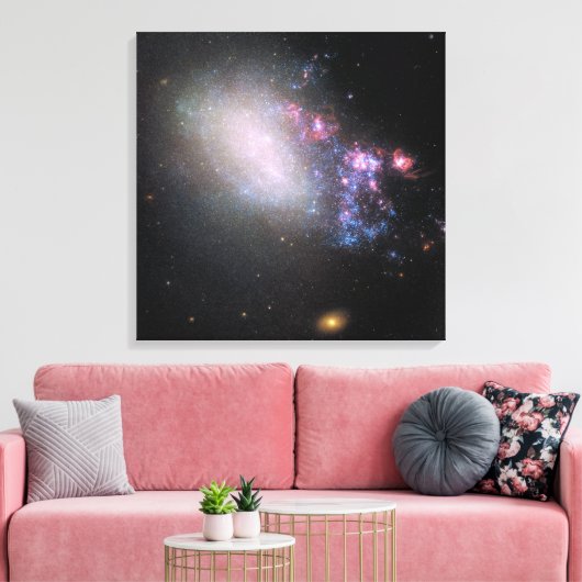 Onregelmatige Galaxy NGC 4485 Canvas Afdruk (Insitu (Woonkamer))