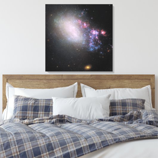 Onregelmatige Galaxy NGC 4485 Canvas Afdruk (Insitu (Slaapkamer))