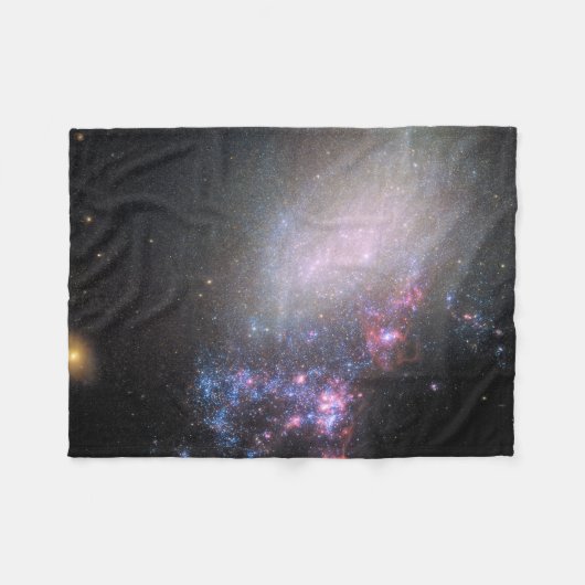 Onregelmatige Galaxy NGC 4485 Fleece Deken (Voorkant (Horizontaal))