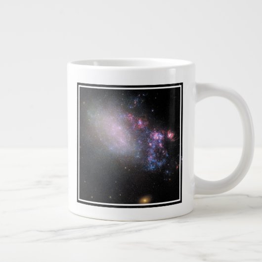 Onregelmatige Galaxy NGC 4485 Grote Koffiekop (Rechts)