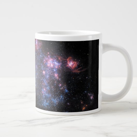 Onregelmatige Galaxy NGC 4485 Grote Koffiekop (Rechts)