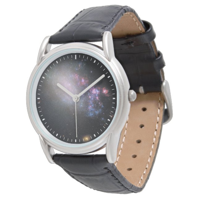 Onregelmatige Galaxy NGC 4485 Horloge (Gekanteld)