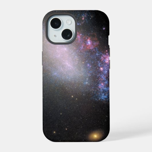 Onregelmatige Galaxy NGC 4485 iPhone 15 Case (Achterkant)