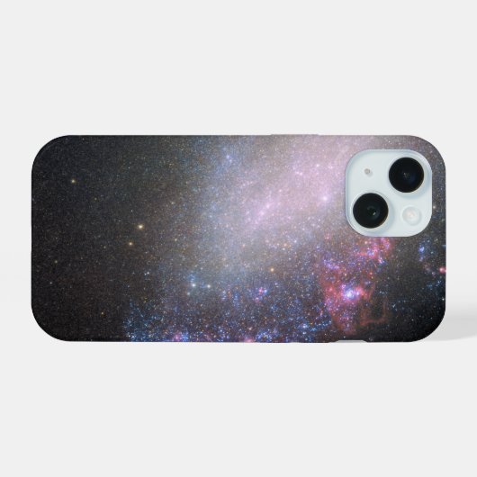 Onregelmatige Galaxy NGC 4485 iPhone 15 Case (Achterkant horizontaal)