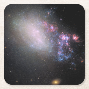 Onregelmatige Galaxy NGC 4485 Kartonnen Onderzetters