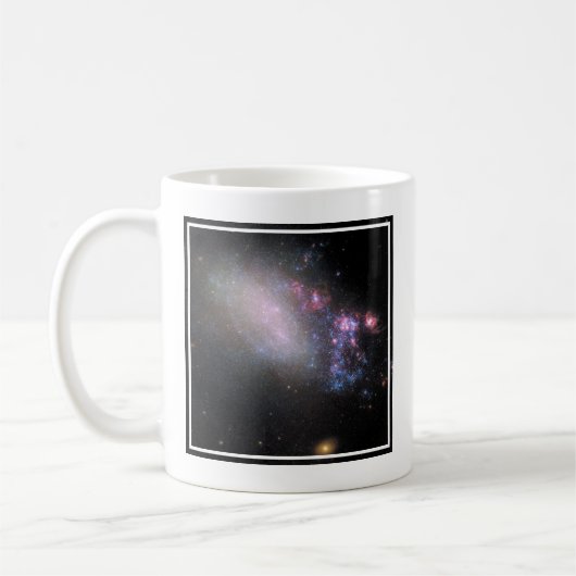 Onregelmatige Galaxy NGC 4485 Koffiemok (Links)