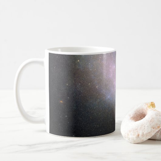 Onregelmatige Galaxy NGC 4485 Koffiemok (Met donut)