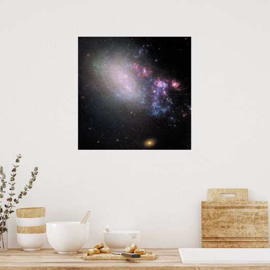 Onregelmatige Galaxy NGC 4485 Poster (Keuken)