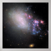Onregelmatige Galaxy NGC 4485 Poster (Voorkant)