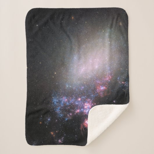 Onregelmatige Galaxy NGC 4485 Sherpa Deken (Voorkant)